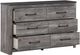 Signature Design by Ashley® Bronyan Dark Gray Dresser-2
