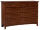 Vaughan-Bassett Bonanza 4-Piece Cherry King Bed Set-2