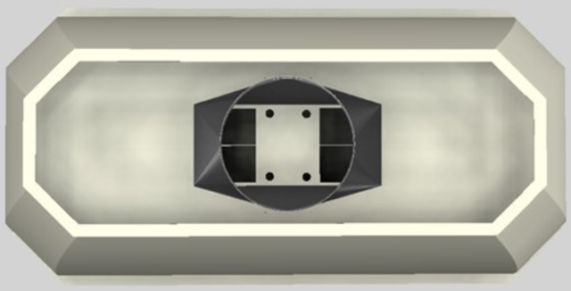 Vent-A-Hood® Designer Series 60" Biscuit Island Range Hood-2