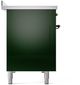 Ilve® Nostalgie II Series 48" Emerald Green Pro Style Induction Range-4