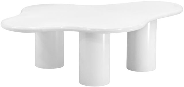 Meridian Furniture Romaine White Coffee Table-0