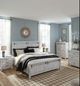 Signature Design by Ashley® Baystorm 4-Piece Gray Queen Panel Headboard Bed Set-5