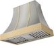 AGA Cascade 36" Stainless Steel Wall Mounted Range Hood  with Brushed Brass Trim-0
