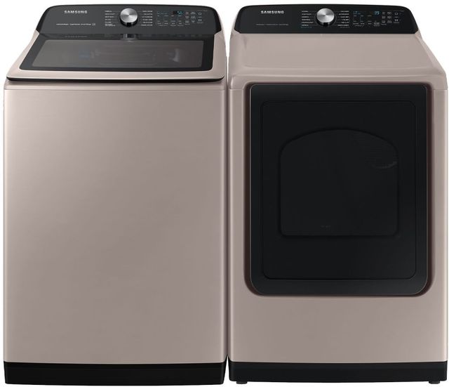 Samsung Champagne Laundry Pair-0