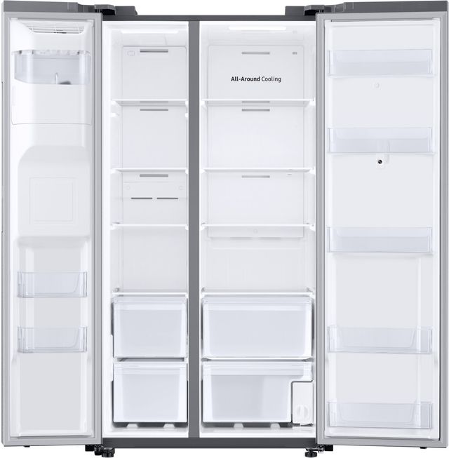 Samsung 36 in. 21.5 Cu. Ft. Stainless Steel Counter Depth Side-by-Side Refrigerator-2
