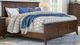 A-America® Westlake Cherry Brown King Panel Bed-0
