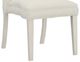 Fairfield® Customizable Entree Dining Camel Tall Back Armless Stack Chair with Buttons and Linen Legs-3