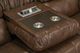 Albany Industries Winslow Brown Manual Reclining Sofa-3