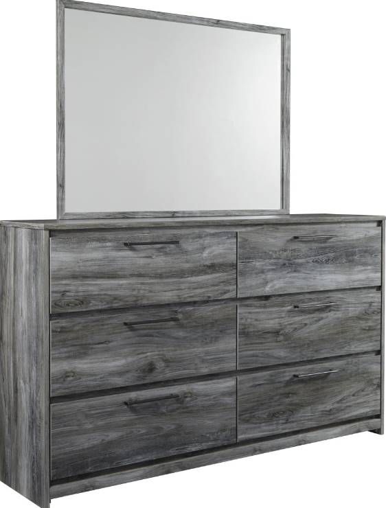 Signature Design by Ashley® Baystorm 6-Piece Gray Twin Panel Headboard Bedroom Set-3