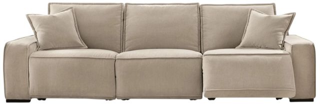 Benchcraft® Carceri 3-Piece Cashmere Power Reclining Small Spaced Sectional Sofa-1