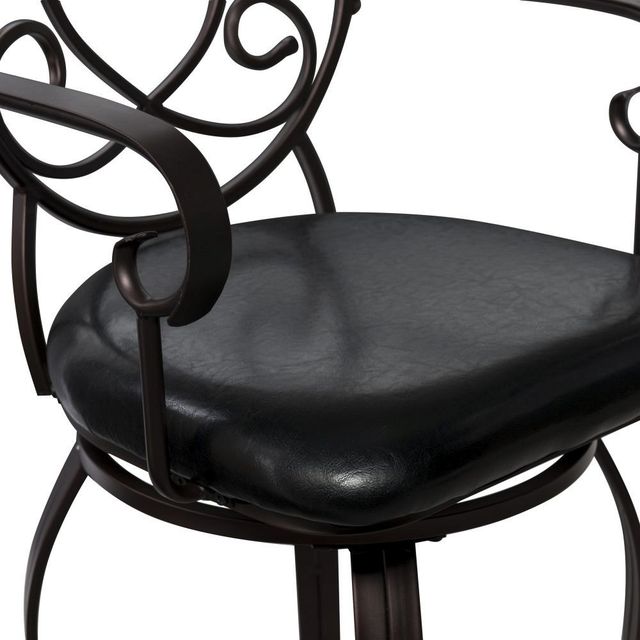 Linon Crested Back Counter Stool-2