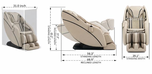 Cozzia® Bliss ProFlex Sand Massage Chair-2