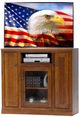 American Heartland Manufacturing Poplar 46" Tall TV Stand-1
