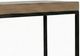 Sunny Designs™ Jax Brown Small Console Table with Black Base-3