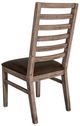 International Furniture Direct Balam Beige/Brown Dining Side Chair-3
