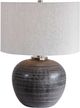 Uttermost® Mikkel Charcoal Table Lamp-0