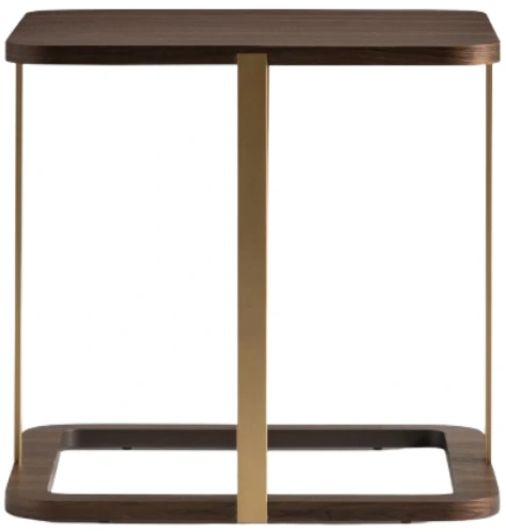 Michael Amini® Amora Eggshell Walnut Side Table-2