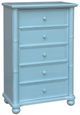 Cottage Creek Furniture Beachfront Ocean Blue Chest-0