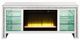 ACME Furniture Noralie Mirrored TV Stand with Fireplace and LED-3