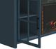 Legends Home Nantucket Blue Denim/Whiskey Fireplace Console-4