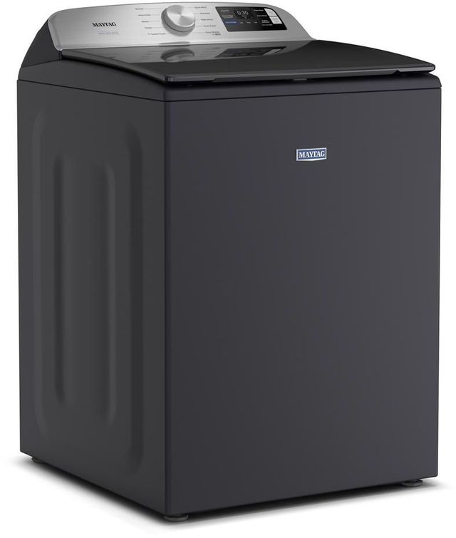 Maytag® 6 Cu. Ft. Midnight Steel Agitator Top Load Washer with Extra Power and Smart Appliance-2
