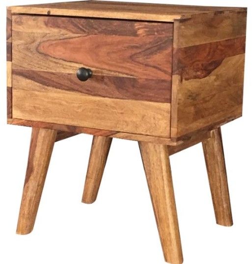 Jaipur Furniture Oker Brown Side Table-0