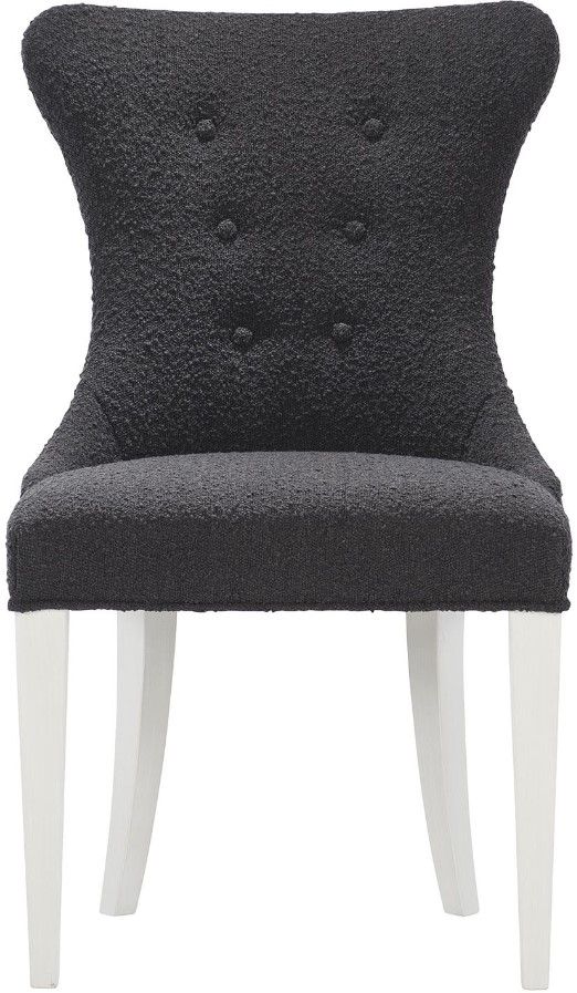 Bernhardt Silhouette Black/Eggshell Dining Side Chair-1