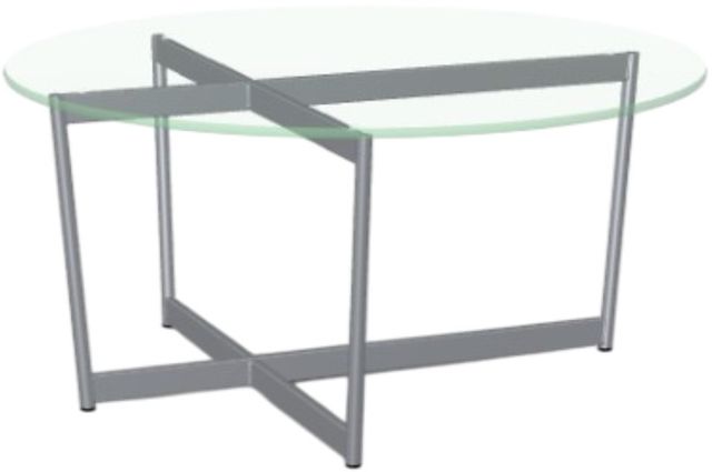 Amisco Customizable Glass Top Coffee Table-0