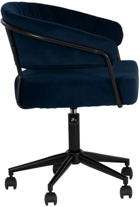 Linon Portland Navy Office Chair-4