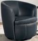 Elements International Vito Pebble Navy Swivel Chair-0