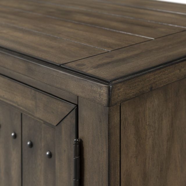 Intercon Whiskey River Gunpowder Gray 60" Console-1