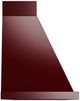 Ilve® Nostalgie II Noblesse 60" Burgundy Wall Mounted Range Hood with Copper Trim-2