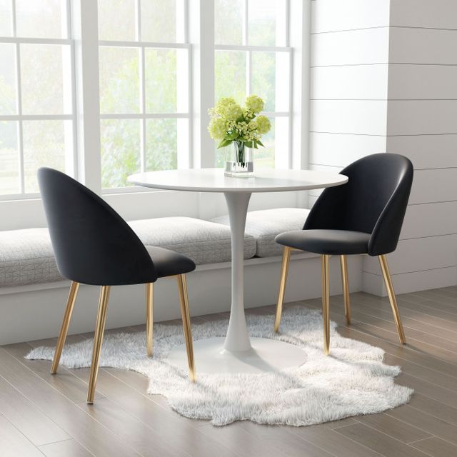 Zuo® Modern Cozy Black Dining Chair-2
