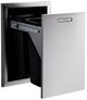 LYNX® Professional Ventana 20" Stainless Steel Outdoor Trash and Recycle Center-1
