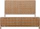 Modus Furniture Dorsey Ginger/Granola California King Woven Panel Bed-4