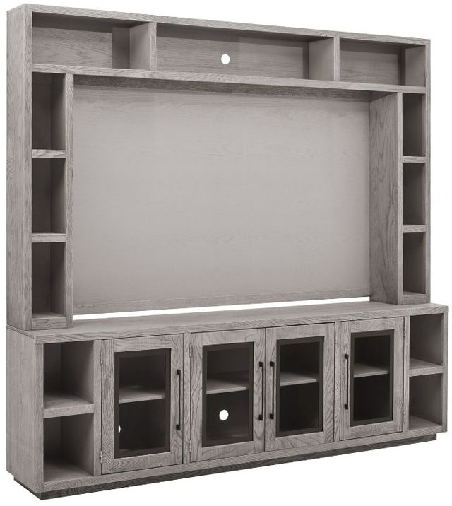 aspenhome® Paige Heather Gray 97" Console and Hutch-0