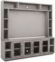 aspenhome® Paige Heather Gray 97" Console and Hutch-0