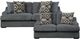 Mazin Furniture Orofino 2 Piece Dark Gray Sofa/Loveseat Set-0