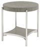 Najarian Furniture Manhattan Gray End Table-0