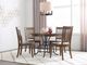 Kincaid Furniture The Nook Hewned Maple 44" Round Dining Table with Metal Base -2