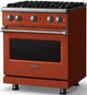 Viking® 5 Series 30" Spiced Cider Pro Style Gas (NG) Range with Polished Chrome Trim-2