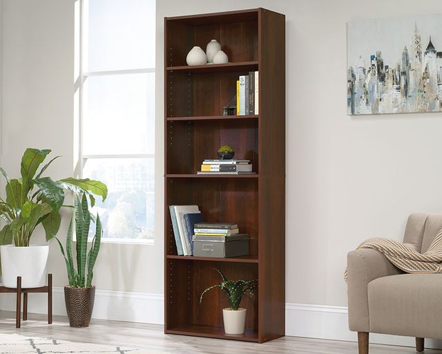 Sauder® Beginnings® Brook Cherry 5-Shelf Bookcase-3