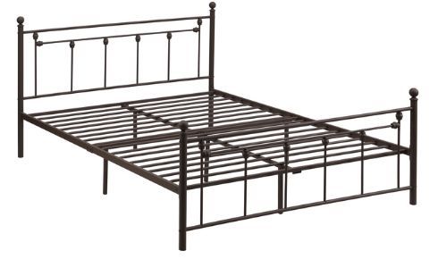 Milton Greens Stars Copper Queen Victorian Style Metal Platform Bed-3