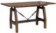 Mazin Furniture 5 Piece Holverson Rustic Brown/Gunmetal Counter Height Table-2