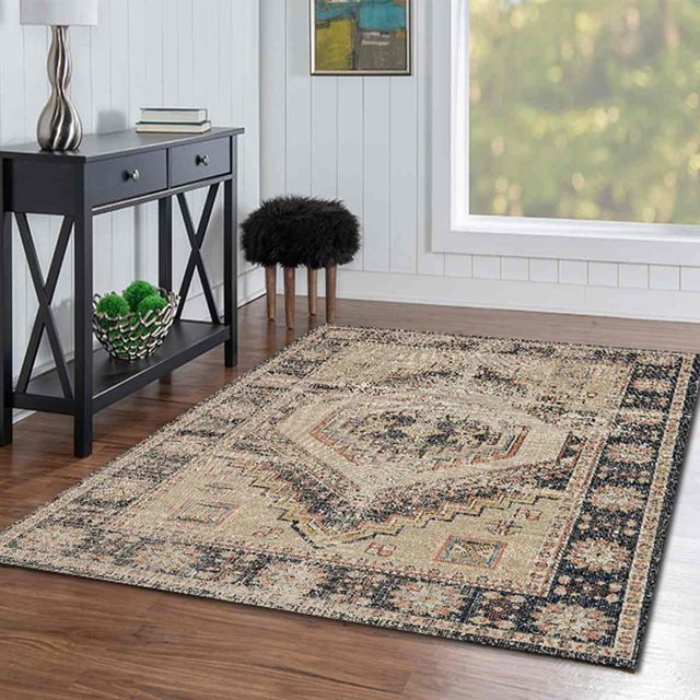 Linon Great Zero Stiles 5'x8' Area Rug-1