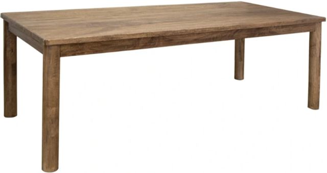International Furniture Direct Olimpia Natural Dining Table-0