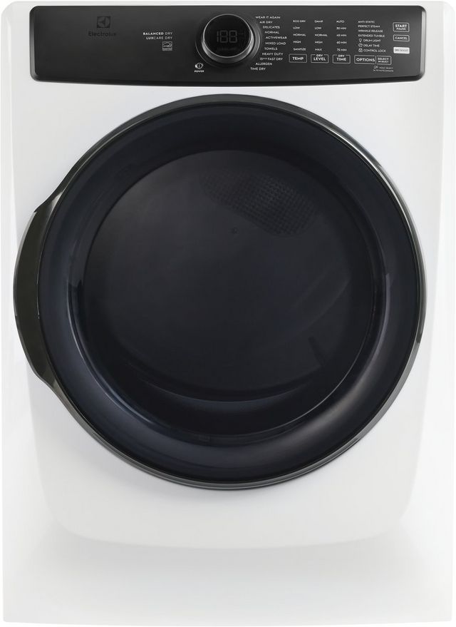 Electrolux 700 Series 8.0 Cu. Ft. White Front Load Gas Dryer