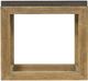 Hooker® Furniture Big Sky Furrowed Bark End Table with Vintage Natural Base-2