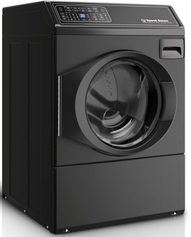 Speed Queen® FF7 3.5 Cu. Ft. Matte Black Front Load Washer-2