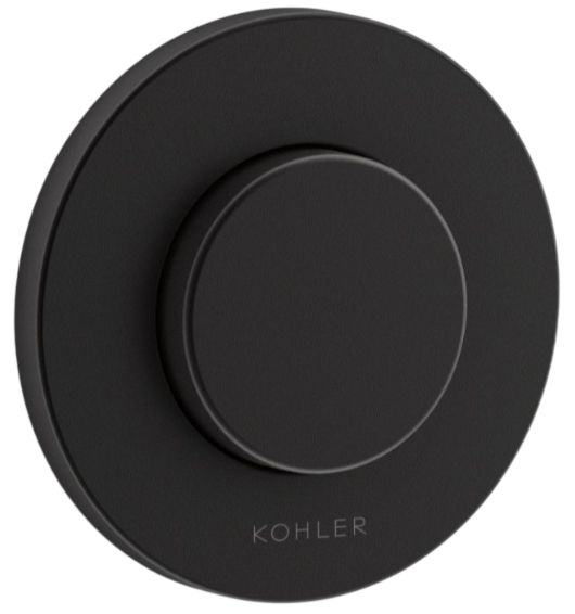 KOHLER® Real Rain® Matte Black Diverter Valve Trim-0